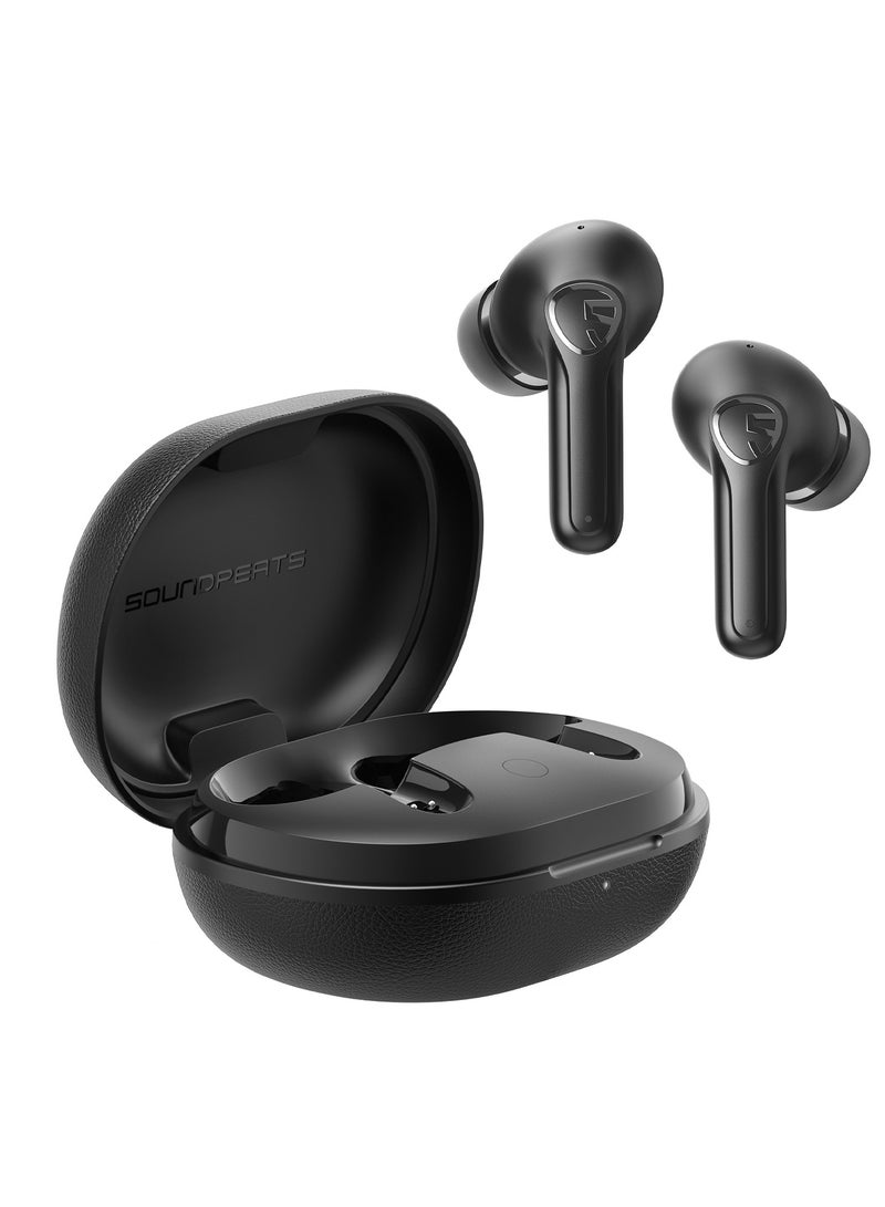 SoundPEATS Life Earbuds Wireless Bluetooth v5.2 ANC ENC Active Noise Canceling In-ear Transparency mode 4 microphones 12mm dynamic driver black - Image 1