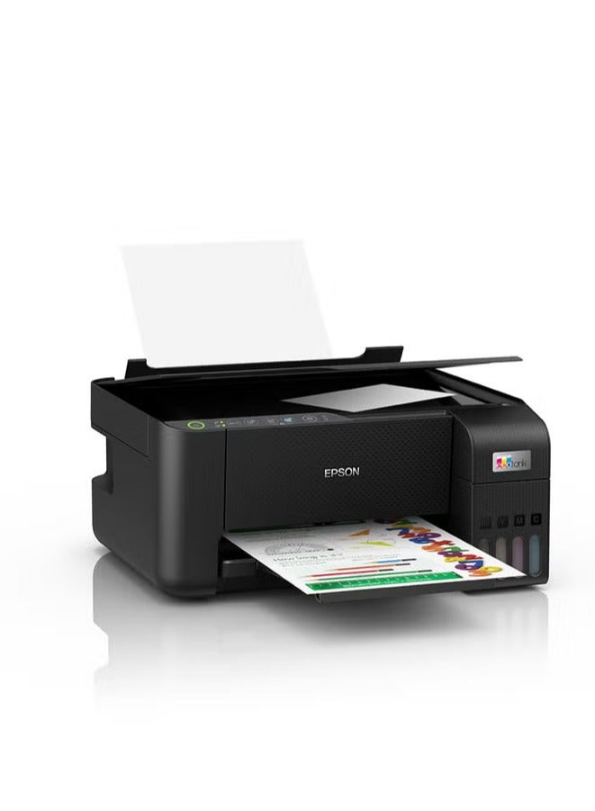 EPSON EcoTank L3252 Home ink tank printer A4, colour, 3-in-1 printer with WiFi and SmartPanel App connectivity Black MULTICOLOUR - Image 1