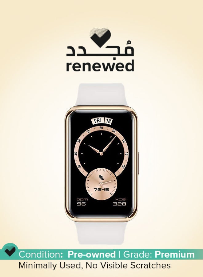 هواوي Renewed - Watch Fit Elegant Edition Frosty White - Image 1