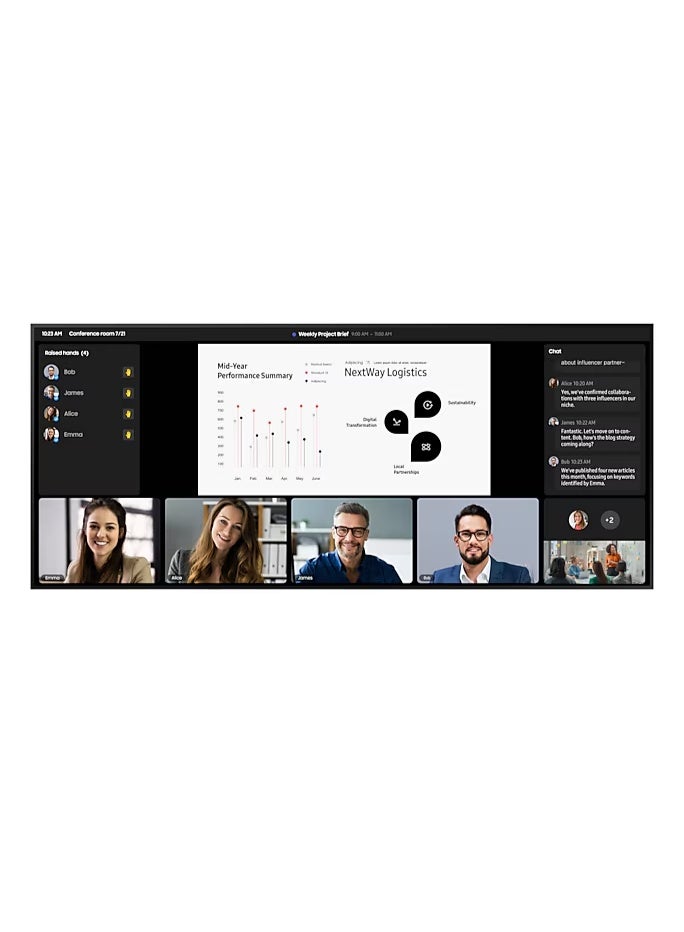 Samsung 105 inch 5K UHD 21:9 ViewFinity Pro Signage Display – 5120×2160 Resolution, Slim Depth, HDR, Wi-Fi/Bluetooth, Tizen OS, Energy Star Certified LH105QPD5BGXUE black - Image 1