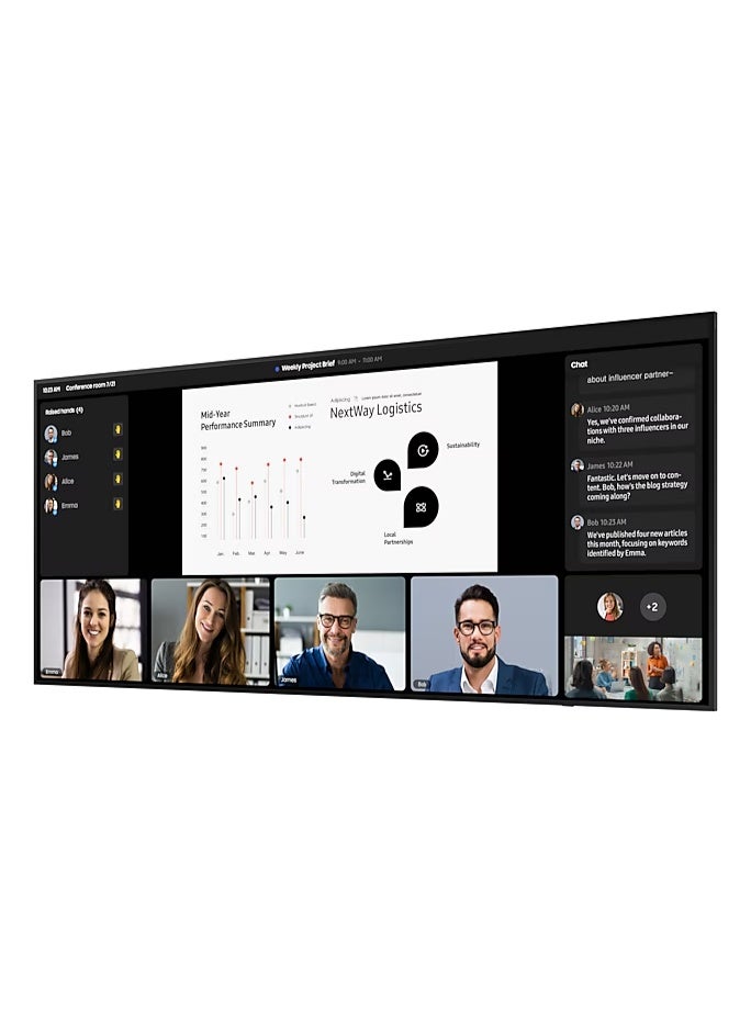 Samsung 105 inch 5K UHD 21:9 ViewFinity Pro Signage Display – 5120×2160 Resolution, Slim Depth, HDR, Wi-Fi/Bluetooth, Tizen OS, Energy Star Certified LH105QPD5BGXUE black - Image 2