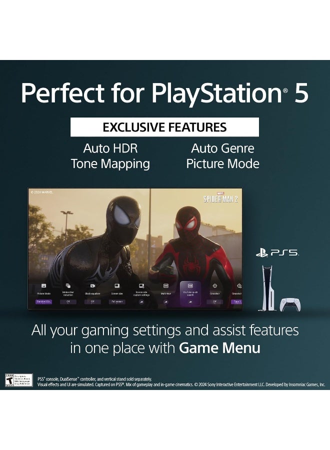 Sony BRAVIA 5 - 85" Mini-LED 4K Smart Google TV K-85XR50 black - Image 3