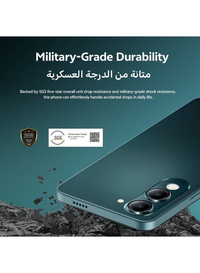 فيفو هاتف Y29T AI 5G ثنائي الشريحة أخضر 8 جيجابايت RAM 256 جيجابايت - نسخة الشرق الأوسط - Image 4