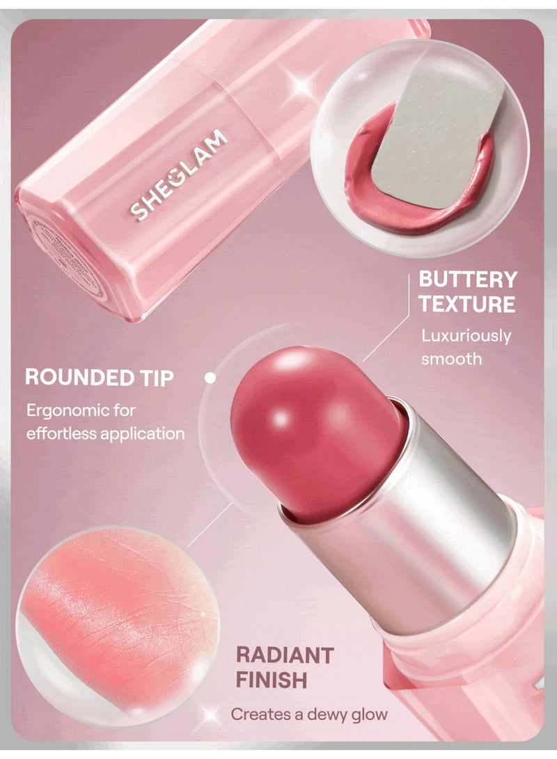 SHEGLAM Buttery Bliss Blush Stick - Rose Ritual - Image 4
