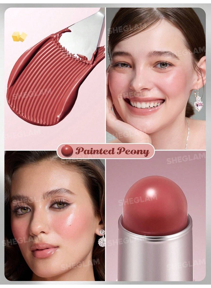 SHEGLAM Buttery Bliss Blush Stick - Painted Peony paintedpeony - Image 2