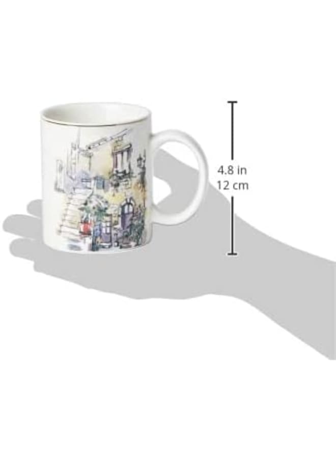 نيو فلام Neoflam Tea Mug Set – 6 Pieces – Porcelain with Assorted Decor multicolour - Image 4