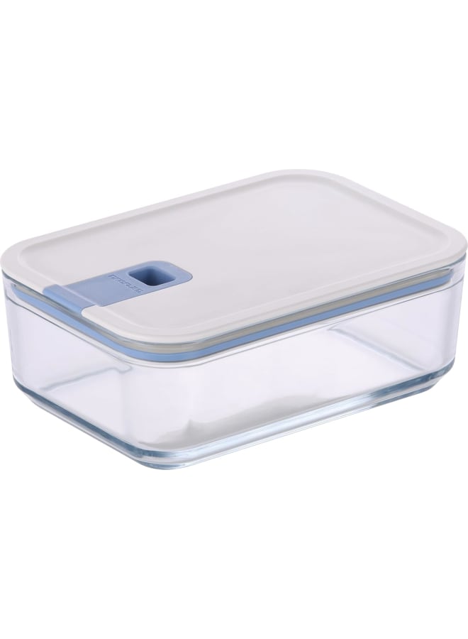 نيو فلام Neoflam Perfect Seal Glass Storage – 1600ml Rectangular multicolour 1600ml - Image 1