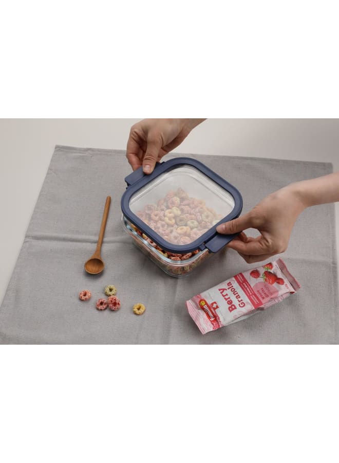 Neoflam Comodo Glass Food Storage –Square clear 520ml - Image 3
