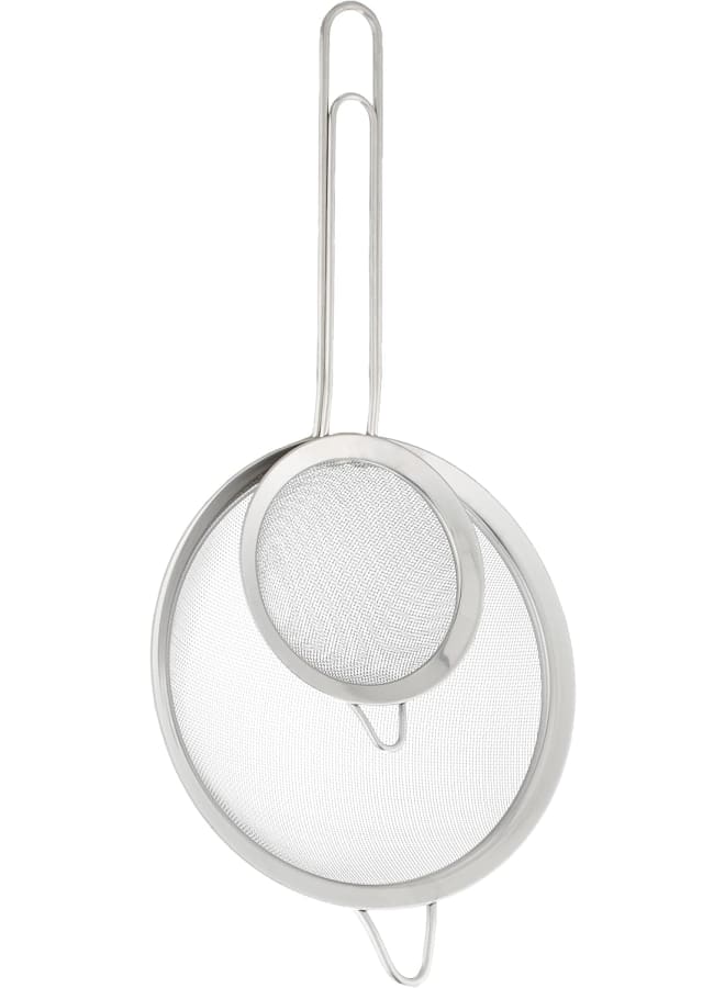 Neoflam 2 Piece Stainless Steel Strainer Set  – silver 10-8cm - Image 1