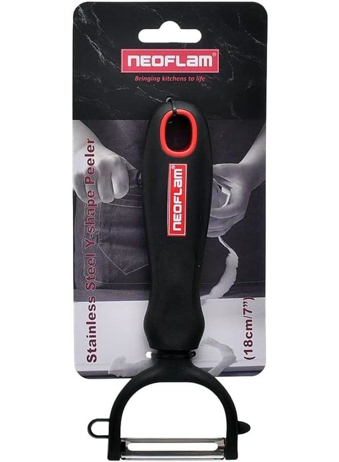 نيو فلام Neoflam Y Shape Peeler – Multicolour - Image 3