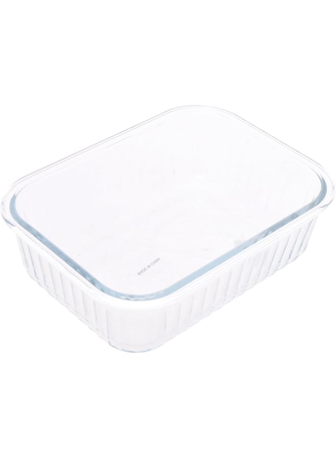 نيو فلام Neoflam Wavelock Glass Food Storage – 1L Rectangular clear 1Liters - Image 4