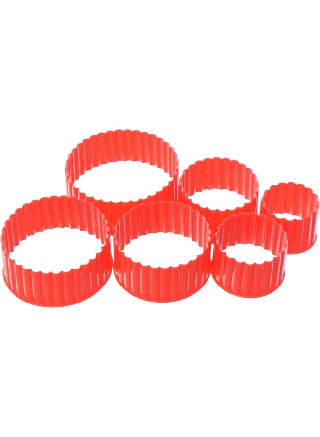 نيو فلام Neoflam Cookie Cutters 6-Piece Set red - Image 1
