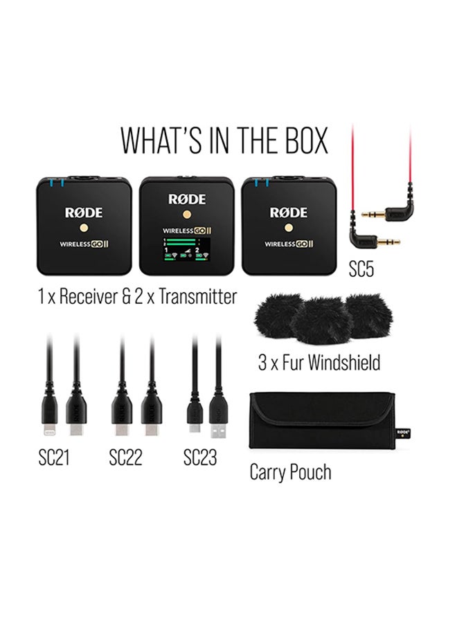 رود Renewed - GO II Dual Channel Wireless Microphone System - WIGOII Black - Image 5