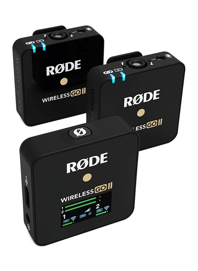 رود Renewed - GO II Dual Channel Wireless Microphone System - WIGOII Black - Image 2