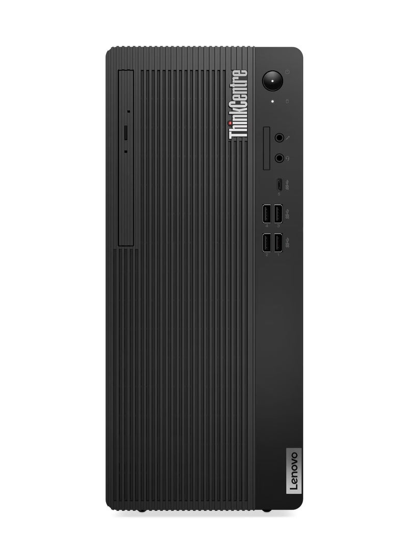 لينوفو "PC LENOVO ThinkCentre M70t Gen 5 12U60046GR CPU Intel Core i7-14700 RAM  8GB UDIMM DDR5-5600 HDD 512GB SSD M.2 2280 UHD Graphics 770 KB MOUSE DOS	" Black - Image 1