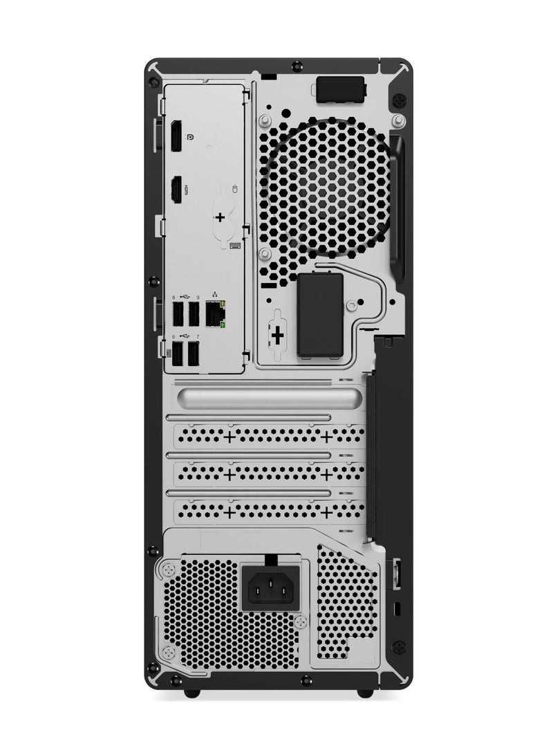 لينوفو "PC LENOVO ThinkCentre M70t Gen 5 12U60046GR CPU Intel Core i7-14700 RAM  8GB UDIMM DDR5-5600 HDD 512GB SSD M.2 2280 UHD Graphics 770 KB MOUSE DOS	" Black - Image 4