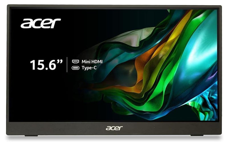 أيسر شاشة PM161Q محمولة IPS بحجم 15.6 بوصة بدقة Full HD (1920 x 1080) | USB Type-C للفيديو/الطاقة | Micro USB للطاقة الإضافية | ميل من 15 درجة إلى 35 درجة | سوداء - Image 1