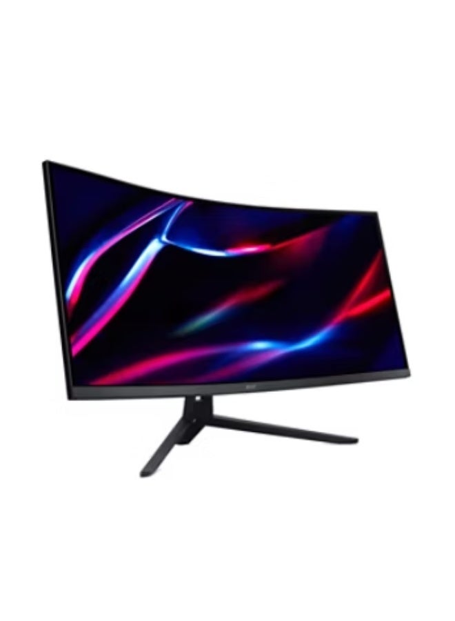 أيسر 34 inch UWQHD 3440 x 1440 VA Panel | 300 Nits | HDR 10 | 1000R Curved Backlight LED Monitor | 1 MS, 180Hz Refresh | Delta E<2 | RGB Lighting | 2 x HDMI 1 x Display Port | Eye Care Features ED343CUR  Black Black - Image 2