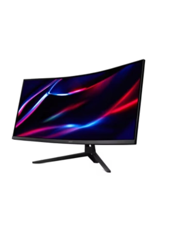 أيسر 34 inch UWQHD 3440 x 1440 VA Panel | 300 Nits | HDR 10 | 1000R Curved Backlight LED Monitor | 1 MS, 180Hz Refresh | Delta E<2 | RGB Lighting | 2 x HDMI 1 x Display Port | Eye Care Features ED343CUR  Black Black - Image 3