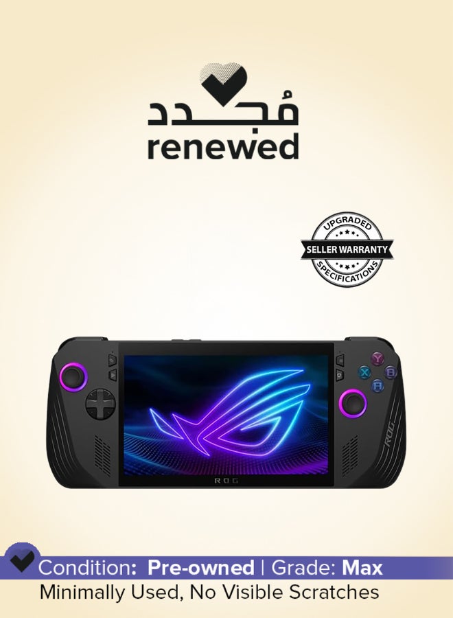 أسوس مجدد - لابتوب ألعاب ROG Ally X المحمول مع شاشة 7 بوصة بدقة Full HD، معالج AMD Ryzen Z1 Extreme/24GB RAM/1TB SSD/رسومات AMD Radeon/Windows 11 Home/ - Image 1
