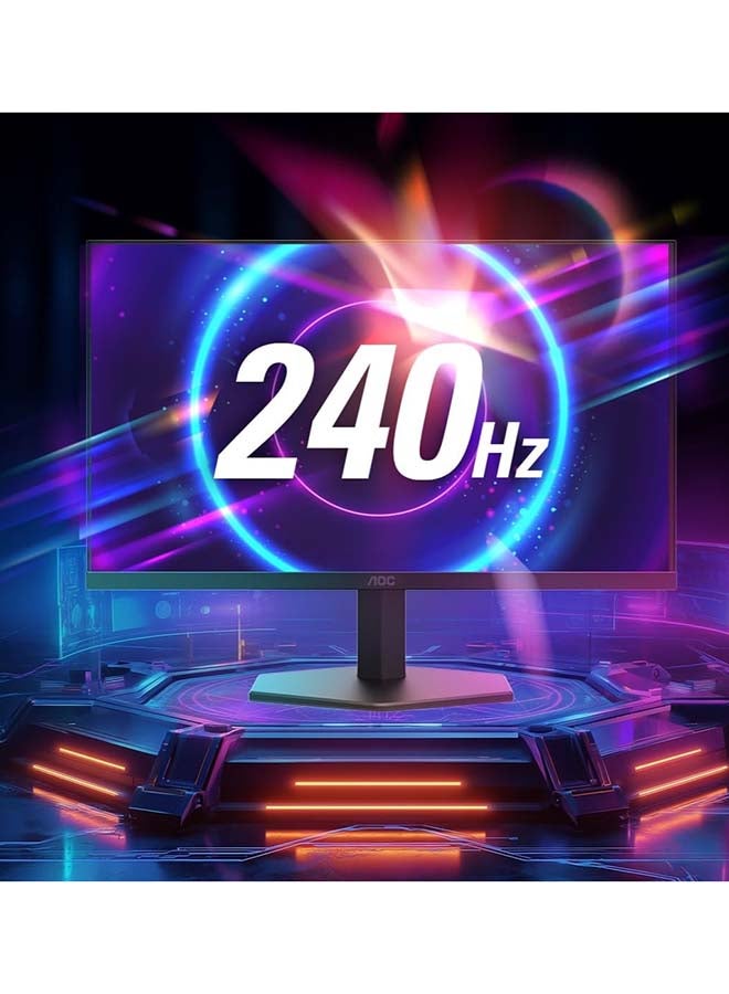 AOC 27G11ZE2 27-Inch FHD 1920x1080 Fast IPS Gaming Monitor, 240Hz, 0.3ms MPRT, 1ms GtG, HDR10, AMD FreeSync & NVIDIA G-SYNC Compatible, 99% sRGB, Tilt Adjustable, VESA Mountable black - Image 5