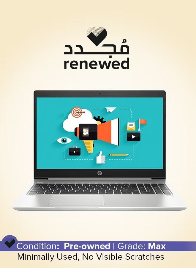 Renewed - HP ProBook G7-440 Laptop With 14-Inch Display, Intel Core i5-10th Gen/32GB RAM/1TB SSD/Intel UHD 620 Graphics Silver