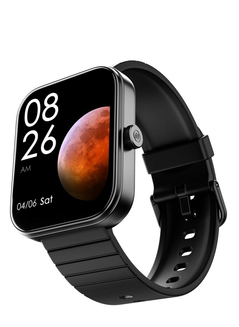 Noise ColorFit Pulse 3 Smartwatch, 1.96" Big Display, Bluetooth Calling, 100+ Sports Modes, SpO₂, Heart Rate, Sleep Tracker, IP68 Water Resistant. Midnight Black - Image 1