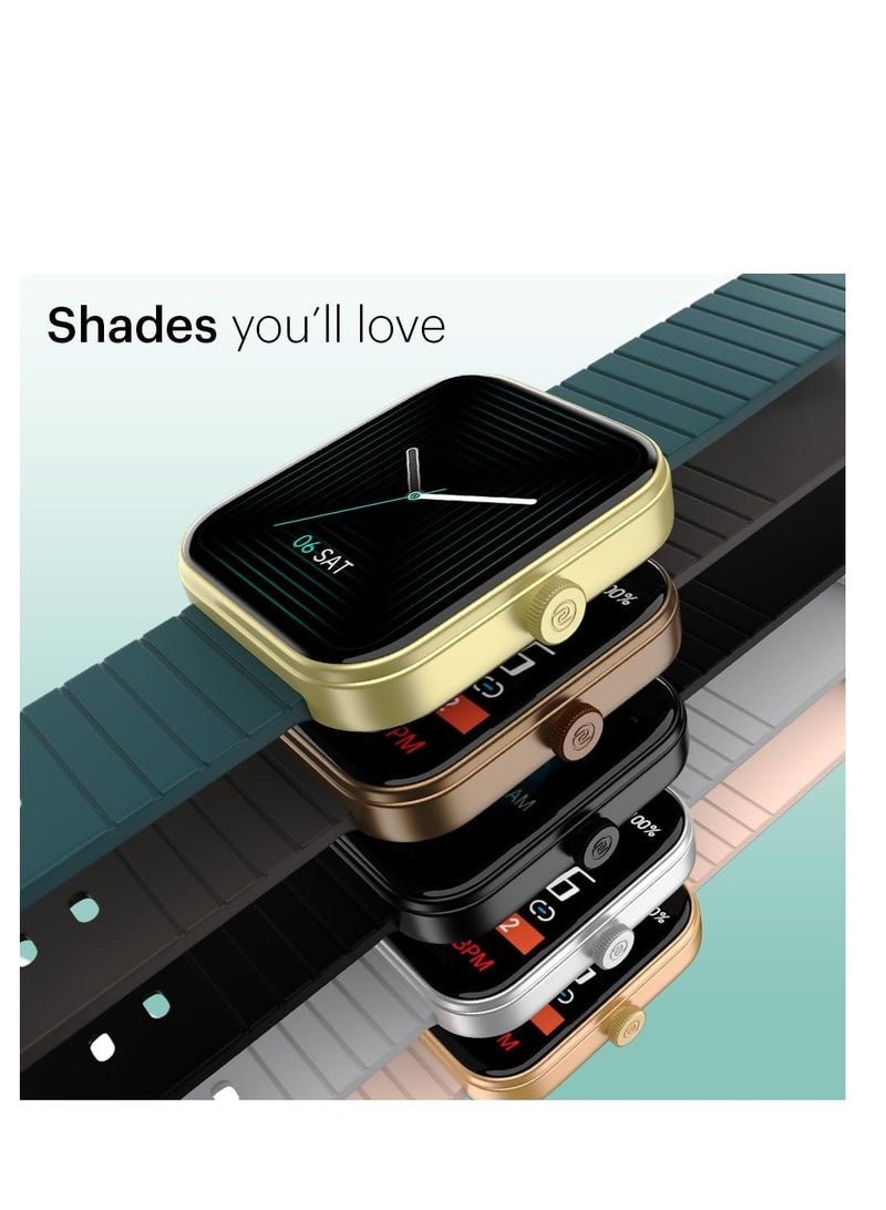 Noise ColorFit Pulse 3 Smartwatch, 1.96" Big Display, Bluetooth Calling, 100+ Sports Modes, SpO₂, Heart Rate, Sleep Tracker, IP68 Water Resistant. Midnight Black - Image 3