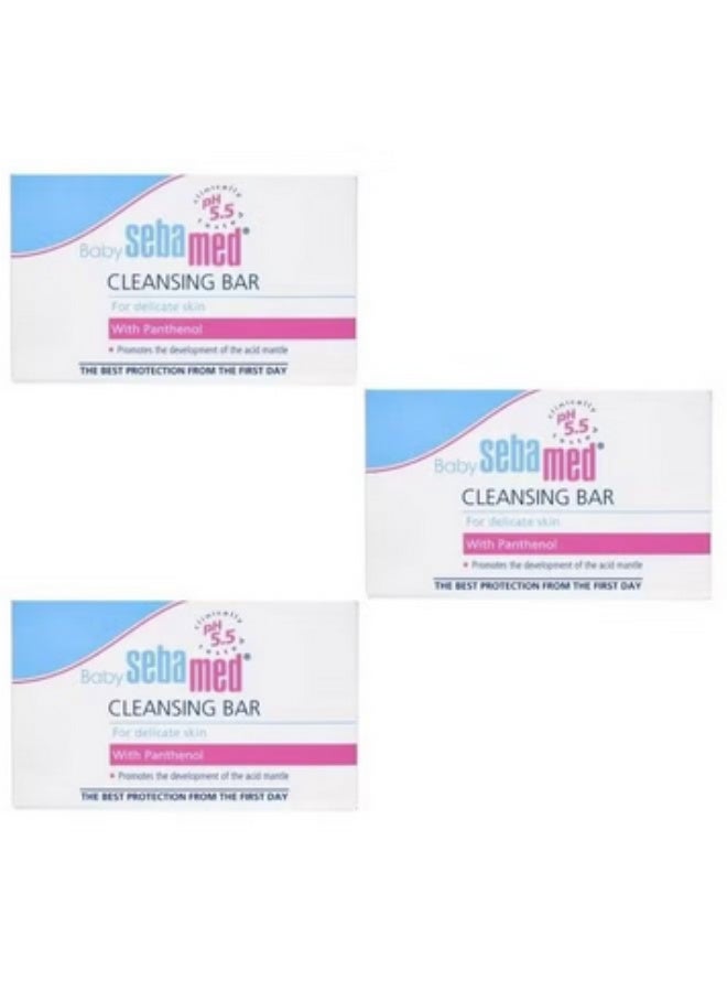 Sebamed Baby Cleansing Bar Soap For Delicate Skin 100g (Pack of 3) - Image 5