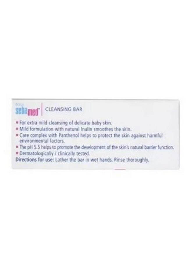 Sebamed Baby Cleansing Bar Soap For Delicate Skin 100g (Pack of 3) - Image 3