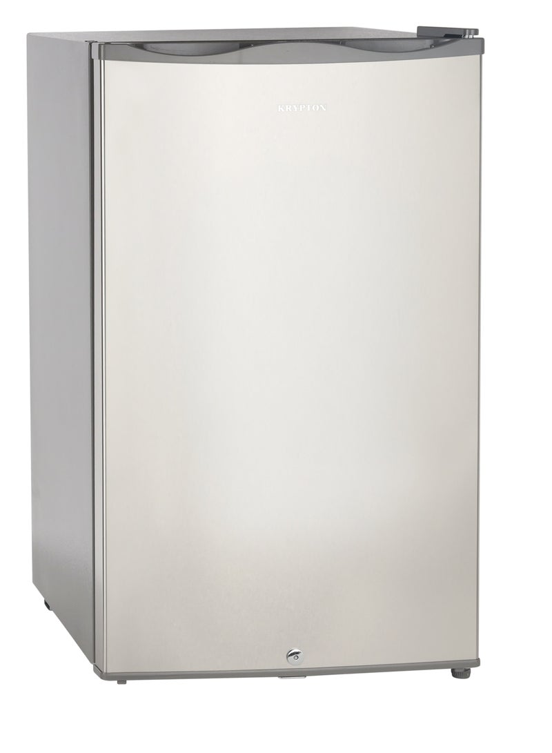 Krypton110L Single Door Refrigerator - Free Standing Durable Double Door Refrigerator, Quick Cooling & Long-lasting Freshness, Low Noise, Defrost Refrigerator,1 Year Warranty-KNRF110 Silver KNRF110 Silver - Image 1