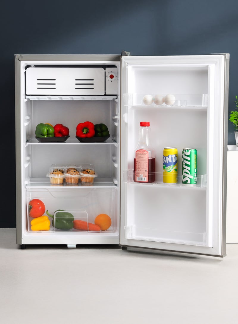 Krypton110L Single Door Refrigerator - Free Standing Durable Double Door Refrigerator, Quick Cooling & Long-lasting Freshness, Low Noise, Defrost Refrigerator,1 Year Warranty-KNRF110 Silver KNRF110 Silver - Image 2