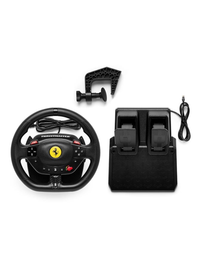 THRUSTMASTER T98 Ferrari 296 GTB Racing Wheel & Pedal Set – 25.4 cm Wheel Rim Compatible with PC, PS4 & PS5 - Image 3