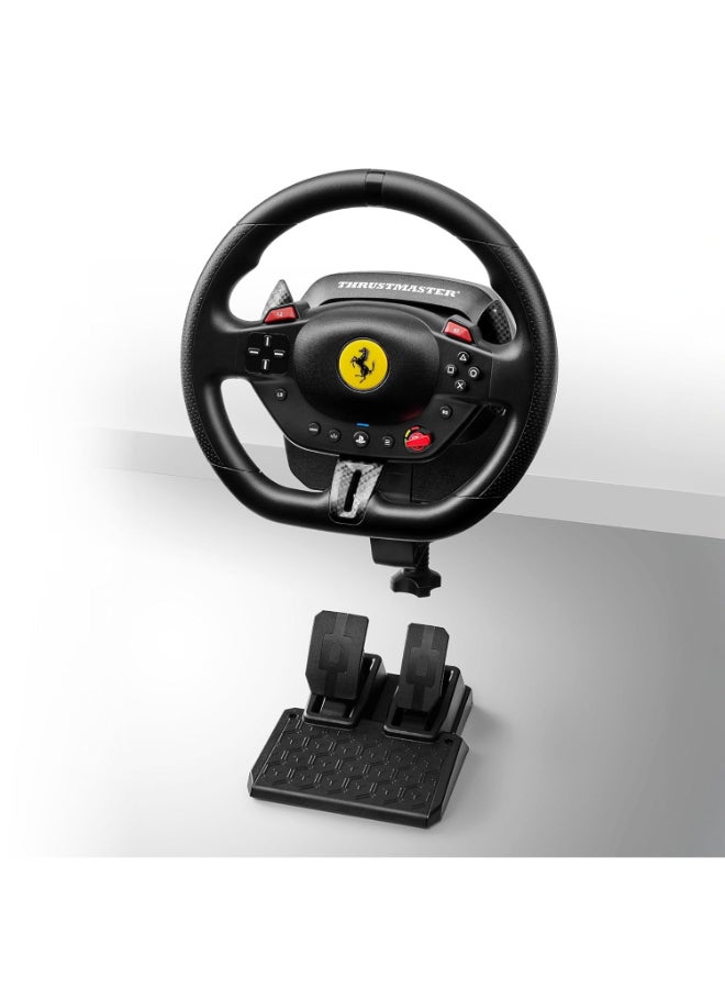 THRUSTMASTER T98 Ferrari 296 GTB Racing Wheel & Pedal Set – 25.4 cm Wheel Rim Compatible with PC, PS4 & PS5 - Image 2
