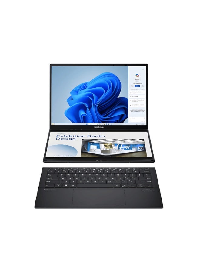 ASUS Zenbook Duo Laptop With 14-Inch WUXGA Display,Core Ultra 9 285H Processor/32GB RAM/2TB SSD/Intel Arc 140V Graphics/Windows 11 Home English Inkwell Gray English Inkwell Gray - Image 1