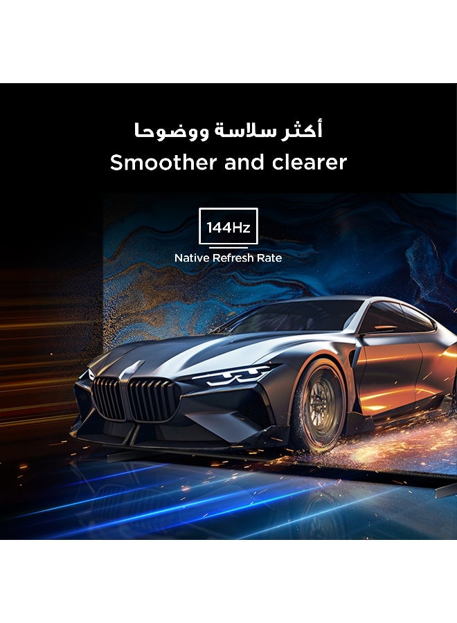 تي سي إل Television 55 Inch Smart TV 4K QD-Mini LED Colorful Quantum Crystal HDR 10+ Gaming Google TV, 144Hz Native Refresh Rate, ONKYO 2.1 Hi-Fi, Dolby Atmos, AI Mode, (2025 Model) 55C6K Black - Image 5