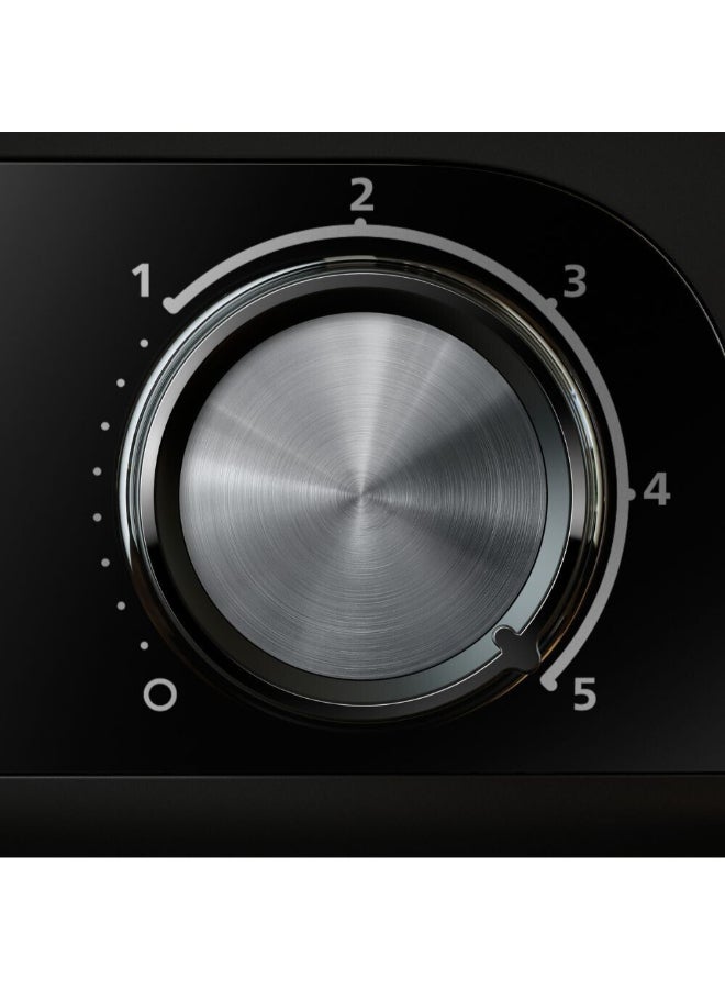 Philips Table Grill,2400 W,Adjustable Temperature,1250 Cm² Grilling Surface,Maifan Stone Coating,Removable Plates 2400 W HD6210/90 Black - Image 4