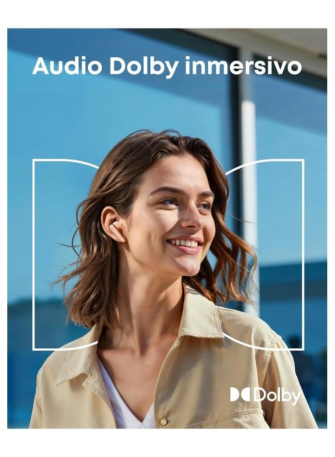 Soundcore Liberty 5 by Anker, Noise-Cancelling Wireless Earbuds, 2x Stronger Voice Reduction, Real-Time Adaptive Noise Cancellation, Fast Charging, Dolby Audio, 6-Mic AI Clear Calls, Long Battery Life pink - Image 3