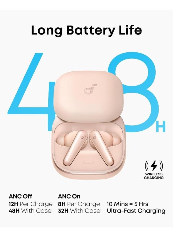 Soundcore Liberty 5 by Anker, Noise-Cancelling Wireless Earbuds, 2x Stronger Voice Reduction, Real-Time Adaptive Noise Cancellation, Fast Charging, Dolby Audio, 6-Mic AI Clear Calls, Long Battery Life pink - Image 5