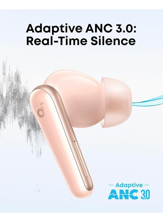 Soundcore Liberty 5 by Anker, Noise-Cancelling Wireless Earbuds, 2x Stronger Voice Reduction, Real-Time Adaptive Noise Cancellation, Fast Charging, Dolby Audio, 6-Mic AI Clear Calls, Long Battery Life pink - Image 2