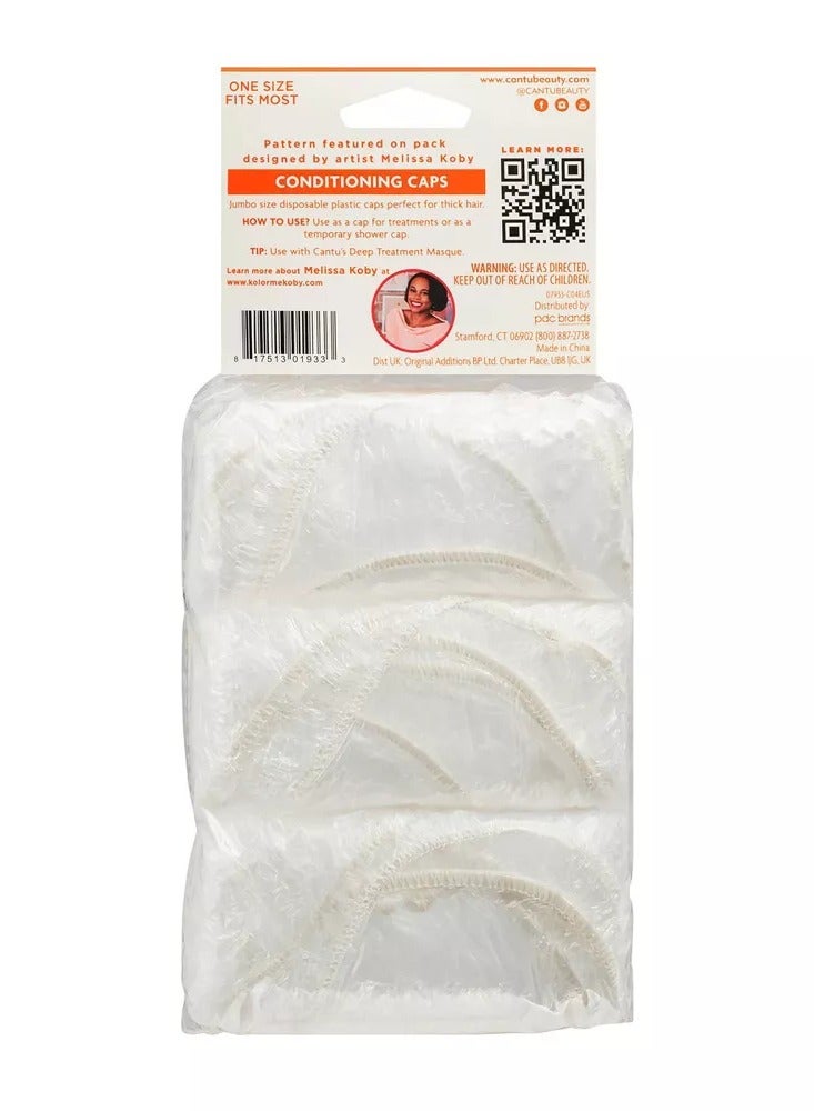 Cantu Jumbo Disposable Conditioning Caps - 20ct - Image 2