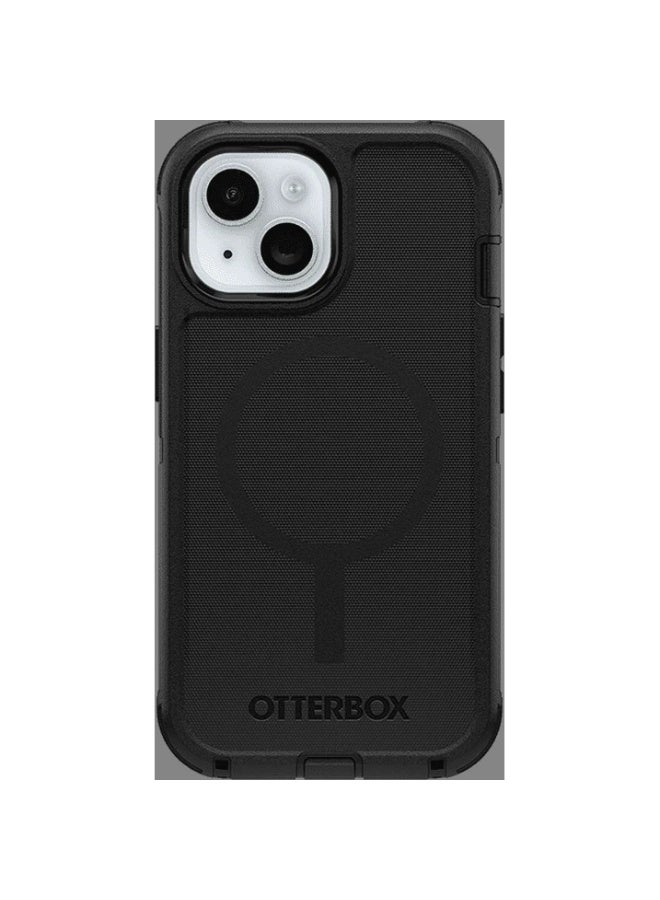 Otterbox Defender Pro Series Case with MagSafe for iPhone 15/14/13 Black - Image 1