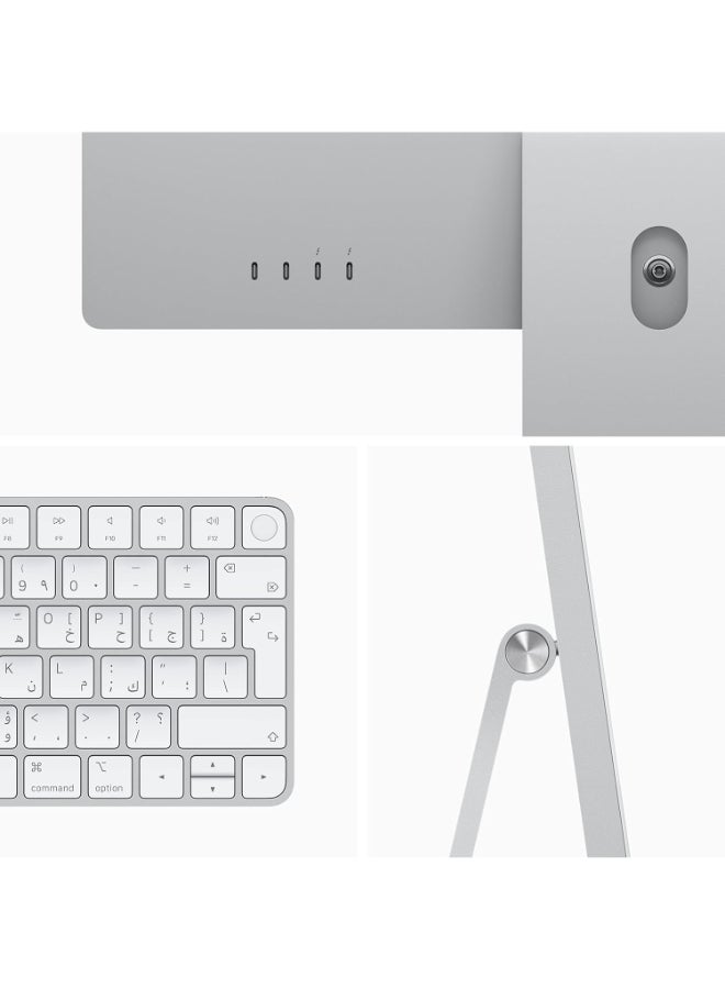 Apple Renewed - iMac With 24-Inch Retina Display, Apple M1 Chip With 8-Core CPU And 8-Core GPU Processor/Octa Core/8GB RAM/256GB SSD/macOS Without Keyboard Mouse Silver - Image 3