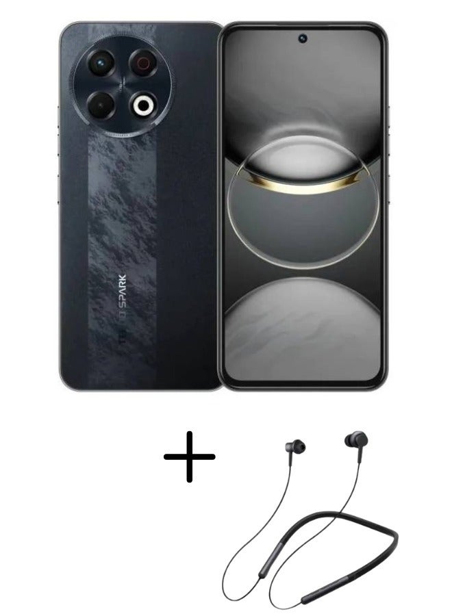 تكنو Spark 30 Pro 4G Dual SIM Obsidian Edge 8GB RAM 256GB with free gift onda 2 wireless headphone - Image 1