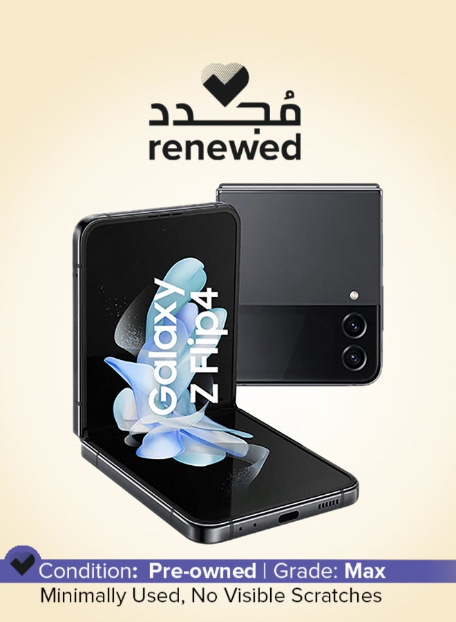 Samsung Renewed - Galaxy Z Flip 4 5G Dual sim Graphite 8GB RAM 256GB - International Version - Image 1