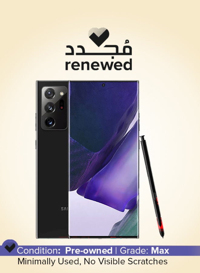 Samsung Renewed - Galaxy Note20 Ultra Dual SIM Black 8GB RAM 256GB 4G LTE - International Version - Image 1