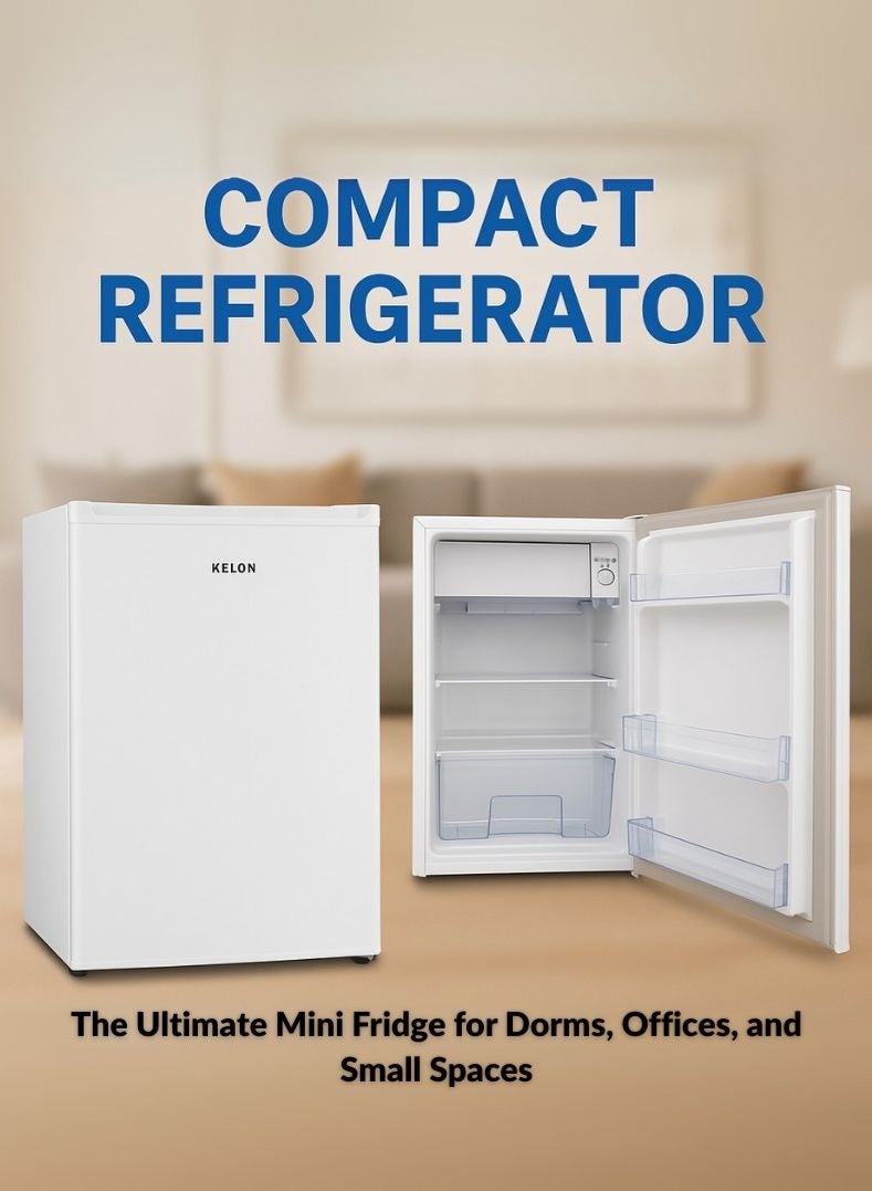 KELON 120 Litres Single Door Refrigerator – Spacious Storage, Energy Efficient Cooling, Low Noise Operation, Adjustable Shelves, Reversible Door, Stylish White Finish – KRS-12DRW1 White - Image 5