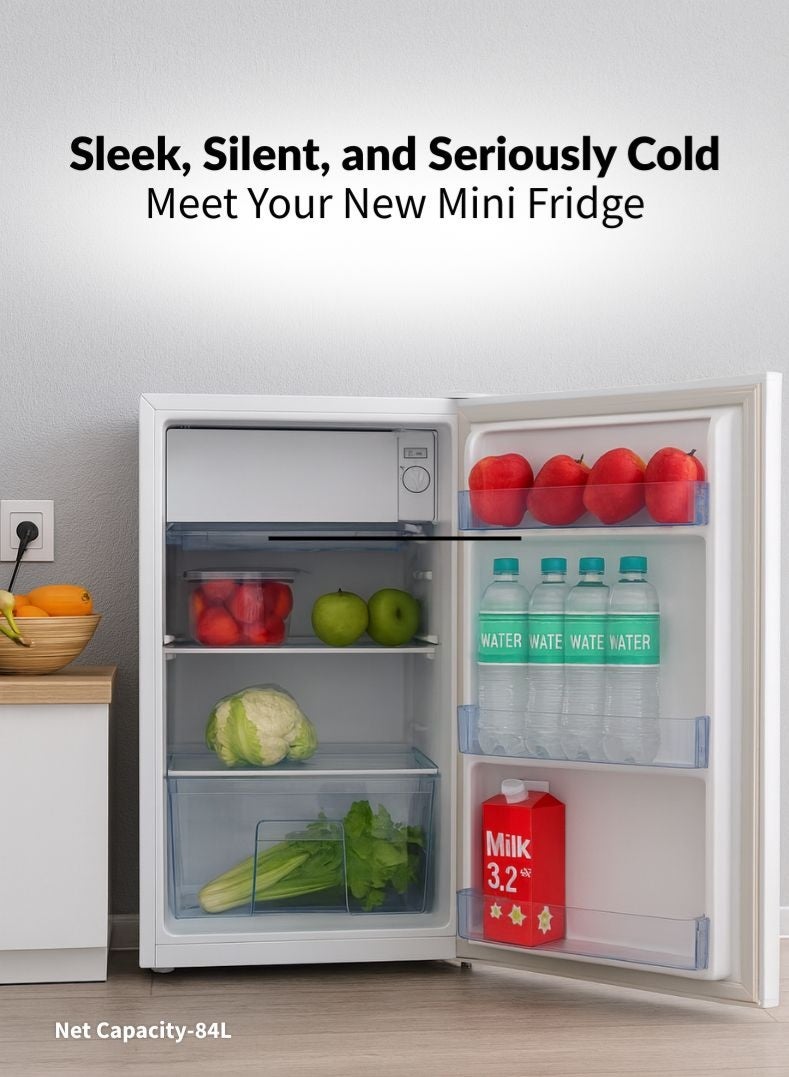 KELON 120 Litres Single Door Refrigerator – Spacious Storage, Energy Efficient Cooling, Low Noise Operation, Adjustable Shelves, Reversible Door, Stylish White Finish – KRS-12DRW1 White - Image 2