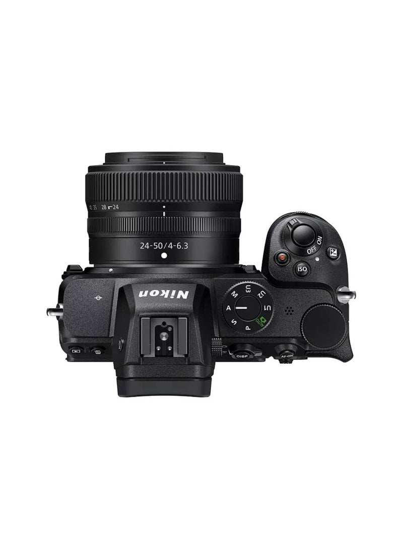 Nikon Z5 Mirrorless Camera with NIKKOR Z 24-50mm f/4-6.3 Lens | Full Frame 24.3MP, 4K UHD Video, Touchscreen, Built-in Wi-Fi And Bluetooth - Black - Image 2