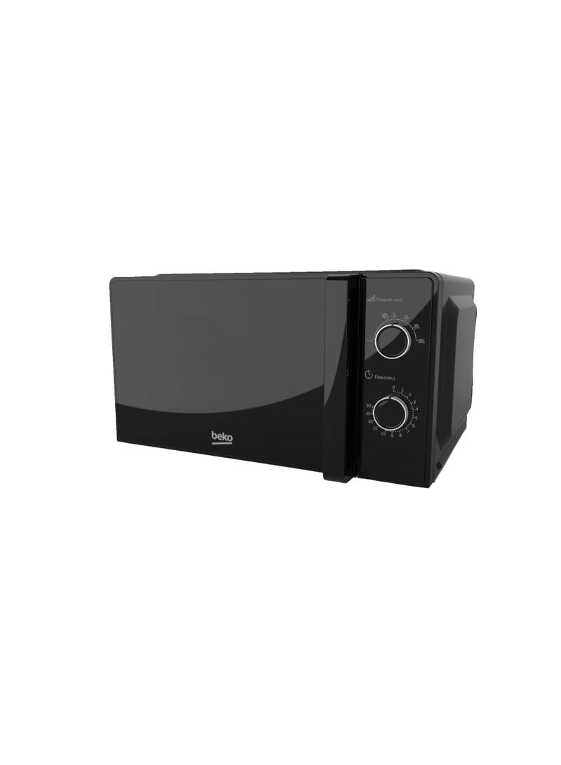 Beko Freestanding Microwave 700 W, 20 L, Mechanical, Black, MOC20100BFB MOC20100BFB Black - Image 1